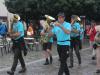 Kapellmeister Josef Mennig (vorne rechts) und die Kreuzbergmusikanten begleiten die Wallfahrt.