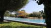 Das Kitzinger Freibad auf der Mondseeinsel.