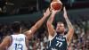 Luka Doncic (r) ist mit Slowenien deutscher Viertelfinalgegner bei der EM. Luka Doncic (r) ist mit Slowenien deutscher Viertelfinalgegner bei der EM.