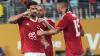 Mohamed Ali Ben Romdhane (l) machte Tunesiens WM-Teilnahme perfekt.