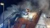 Der Dachstuhl stürzte bei dem Brand in Bisingen ein.