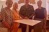 IFCW-Präsidentin Eva-Maria Weppler-Rommelfanger, Regierungspräsidentin Susanne Weizendörfer und Sozialreferentin Eva von Vietinghoff-Scheel (von links) freuten sich, dass Generalmajor Jörg See für einen Vortrag gewonnen werden konnte.