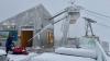 An der Gipfelstation der OK-Bergbahnen am Nebelhorn liegt aktuell auf 2224 Metern bereits ordentlich Schnee. 