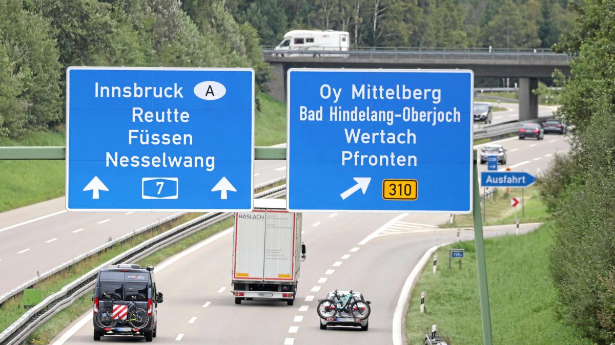 Durchfahrtsverbote an A7: Staugeplagte Anwohner im Allgäu dürfen aufatmen