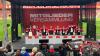 Das Podium bei der Mitgliederversammlung des 1. FC Köln.