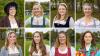 Haben sich für das Fest am Sonntag schick gemacht: (v.l. oben) Alexandra Schmidt, Melissa Schultheis, Christina Reubelt, Vanessa Böhnlein, Linda Voll, Jacqueline Eisenmann, Nadja Seiffert und Sabrina Johannes.