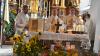 Pater Kamil Czupski (Mitte) wurde in einem festlichen Gottesdienst in das Amt als Pfarrvikar der Pfarreiengemeinschaft St. Martin, Brend, eingeführt. Rechts Dekan Andreas Krefft, links Diakon Thomas Volkmuth.