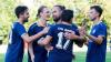 Torjubel bei den Spielern des ETSV Würzburg: Die „Adler“ sind in der Kreisliga Würzburg 1 noch ungeschlagen. Der ETSV ist eines von 12 Teams im Fußball-Kreis Würzburg, das bis Anfang Oktober noch keine Niederlage kassiert hat.