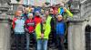 Gut gelaunt stellten sich die 18 Teilnehmer der Fahrradtour für Männer der KLB zum Gruppenbild.