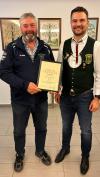 Ehrung für 50-jährige Mitgliedschaft: Franz Fleschhut (li.).