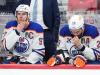 Bleibt bei den Oilers: Connor McDavid (97). Leon Draisaitl freut's.