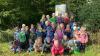 Im Bild: Kinder der Kindertagesstätte beim Walderlebnistag.