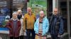 Der Bund Naturschutz Main-Spessart freut sich über die Ausstellung. Von links: Ulrike Münz, Doris Appel, Erwin und Monika Scheiner vom BN mit Helmut Ludwig vom früheren Babyfachmarkt.