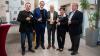 Auf dem Foto (von links): Thomas Siedler (Einrichtungsleiter Marienheim), Martin Heilig (Oberbürgermeister Würzburg), Georg Sperrle (Geschäftsführer CEG), Daniela Schweitzer (Geschäftsführerin Marienverein) und Dr. Adolf Bauer (Finanzdirektor der Diözese a.D.).