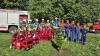 Im Bild: Freiwillige-, Jugend- und Kinderfeuerwehr Sulzheim am Spielplatz.
