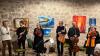 Hot and Cool in der Kulturscheune Erlabrunn (von links): Jürgen Faust, Cornelius Wünsch, Laura von der Goltz, Bernhard von der Goltz, Philipp Hagemann und Claudia von der Goltz