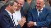 Karl-Heinz Rummenigge (r) wird von Ministerpräsident Markus Söder (l) geehrt. Karl-Heinz Rummenigge (r) wird von Ministerpräsident Markus Söder (l) geehrt.