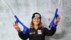Derzeit an Krücken: Snowboarderin Ramona Hofmeister Derzeit an Krücken: Snowboarderin Ramona Hofmeister