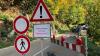 Die Straße durch das romantische Tal ist aus Sicherheitsgründen gesperrt.