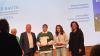 Die Jung-Journalistinnen bei der Preisverleihung auf großer Bühne in der Hanns-Seidel-Stiftung in München.