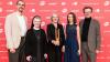Stehen beispielhaft für den Preisträger, das Mozartfest Würzburg (von links): Thorben Schumüller, Generaloberin Schwester Monika Edinger, Evelyn Meining, Tamara Yasmin Quick und Max Koch. 