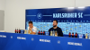 Die Pressekonferenz vor dem anstehenden Südwestderby.