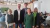 Aufstellungsversammlung von Bündnis90/Die Grünen für den Kreistag: Auf die ersten fünf Plätze wurden Mia Morell, Sven Winzenhörlein, Sebastian Hansen, Jessica Hecht und Karen Heußner gewählt (von links).