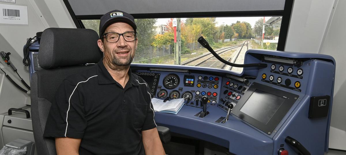 Ablenkung ist tabu: Was dieser Landsberger in seinem Alltag als Lokführer erlebt