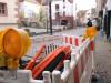 In der Gemündener Obertorstraße wurde Glasfaser verlegt.