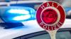 Polizeikontrolle nach Wendemanöver auf B12 bei Kaufbeuren. 