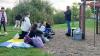 Die Klasse 5B beim Erlebnistraining.