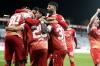 So wie hier beim Heimspiel gegen die SpVgg Greuther Fürth II am vergangenen Freitag wollen die Kickers gerne auch in Burghausen jubeln.