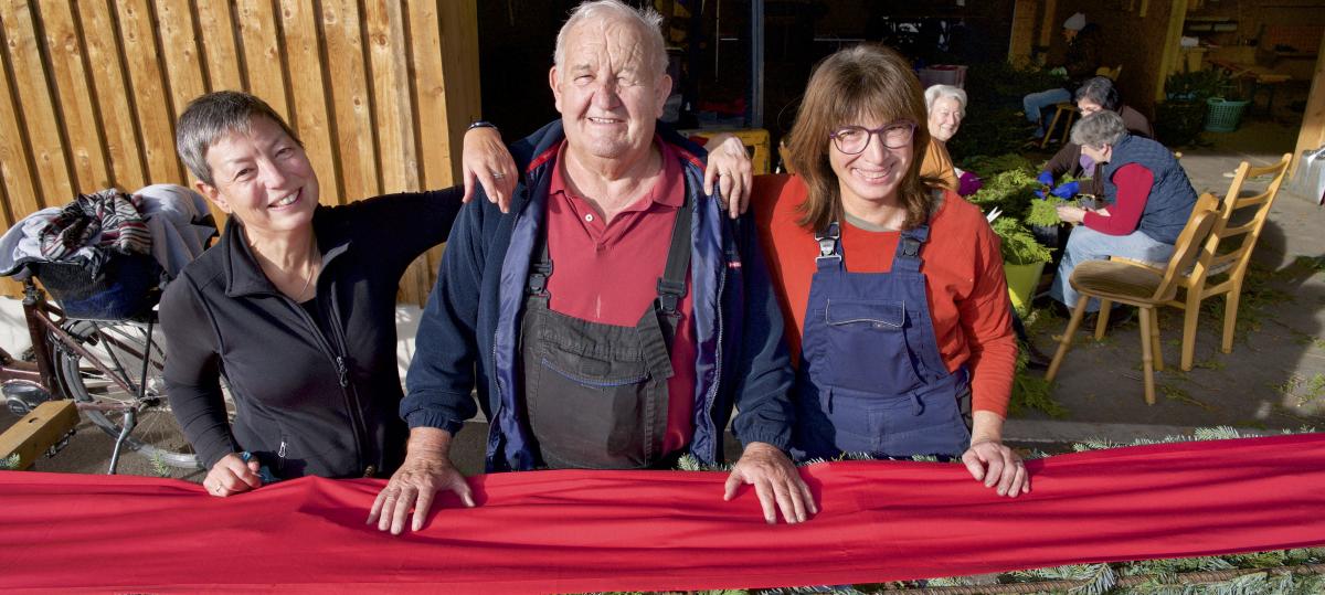 180 Stunden Arbeit für den traditionsreichen Leonhardiritt in Kaufering