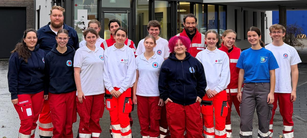 Erfolgreicher Abschluss der Sanitätsausbildung im BRK Landsberg