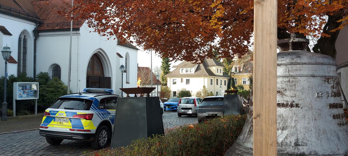 Bombendrohung in Stadtpfarrkirche Aichach: Polizei sucht weiter nach dem Täter