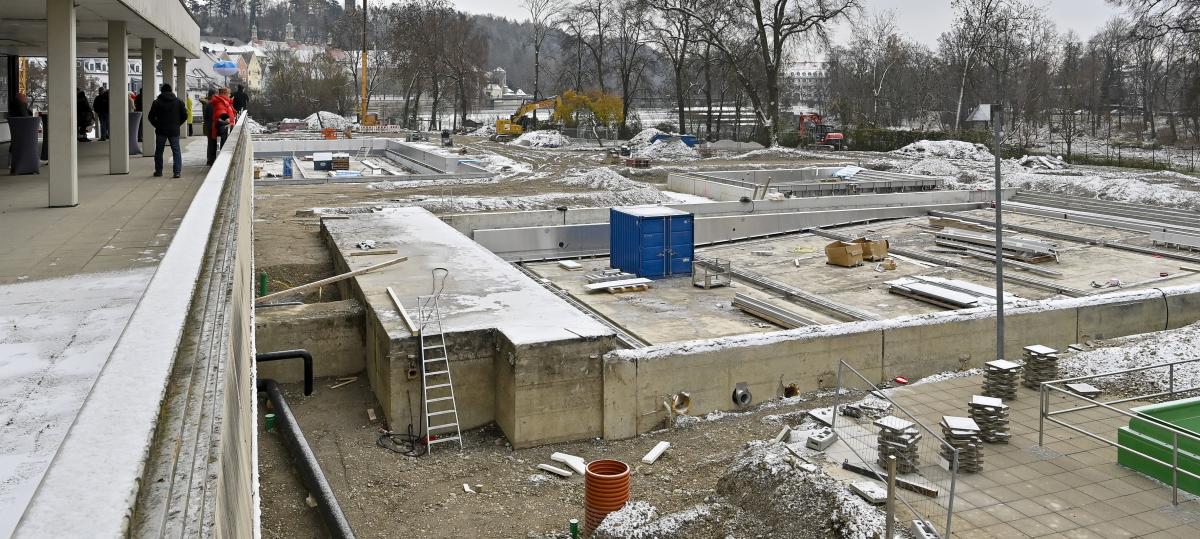 Tag der offenen Tür auf der Landsberger Inselbadbaustelle