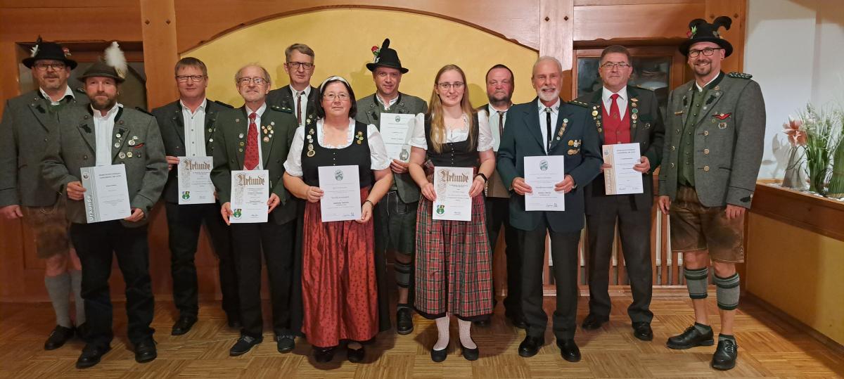 Herbstversammlung des Sportschützengau Landsberg