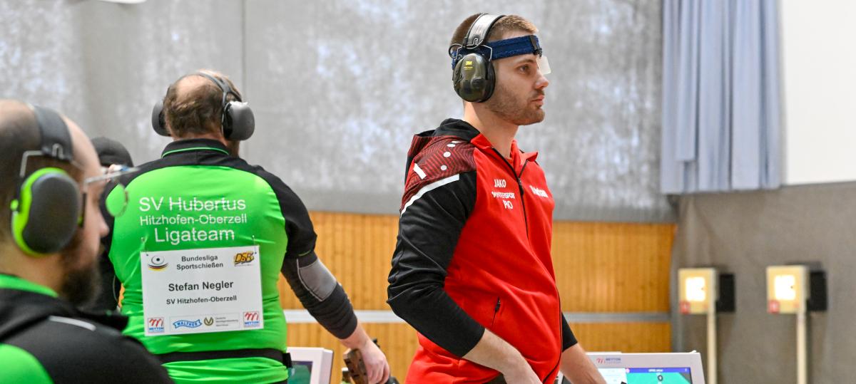 Scheuring I überrascht in der 1. Bundesliga Luftpistole den klaren Favoriten