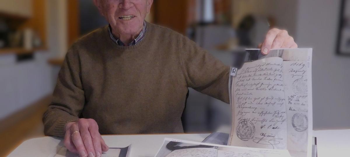 Er erinnert an die jüdische Geschichte Altenstadts: Alwin Müller erhält Pro-Suebia-Preis