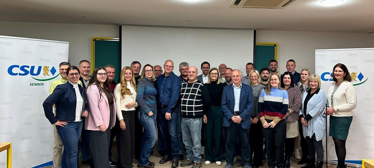 Kommunalwahlen: Mit diesen Kandidatinnen und Kandidaten geht die CSU in Senden ins Rennen