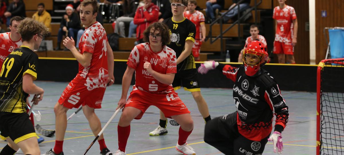 Kauferings Zweite setzt sich im Spitzenspiel der Floorball-Regionalliga durch