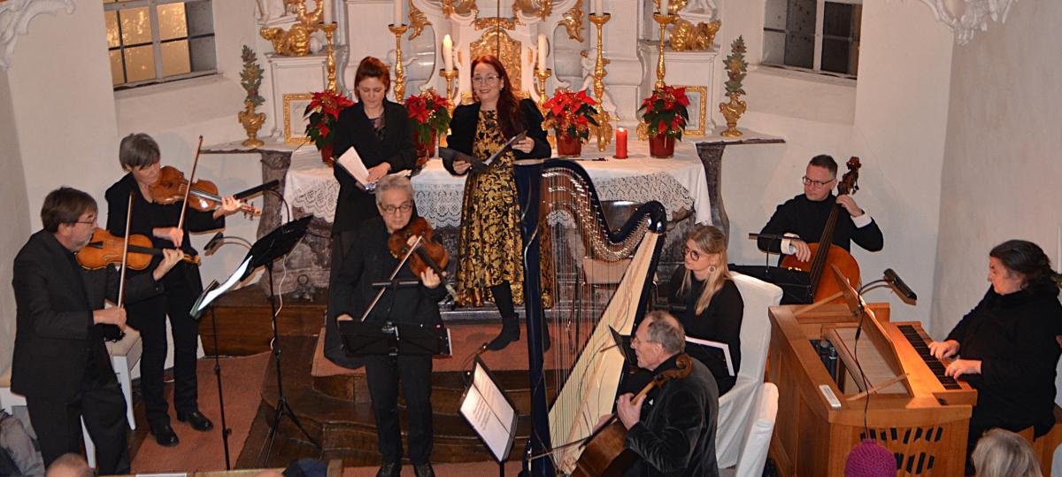 Geistliche Abendmusik rund um die Weihnachtskrippe in der Vöhlinkapelle
