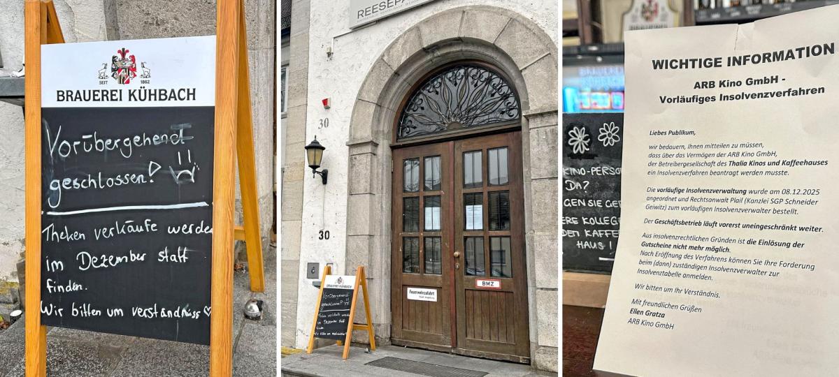 Thalia-Insolvenz in Augsburg: Ein persönlicher Schicksalsschlag verschärft die Lage