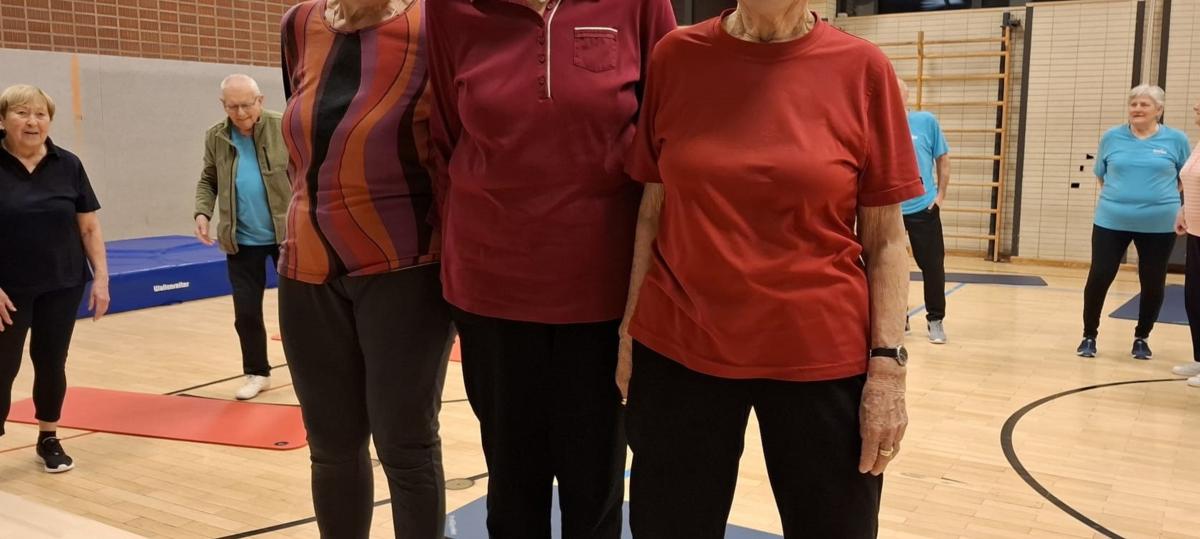 Drei höchste aktive Jubilarinnen