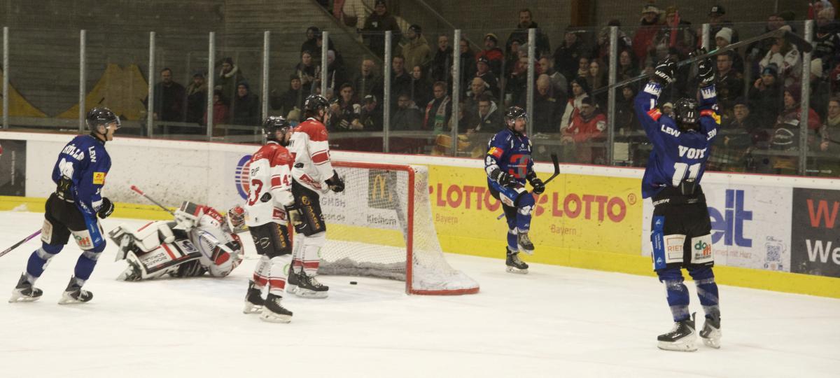 Der HC Landsberg besiegt im Derby den Spitzenreiter der Eishockey-Bayernliga