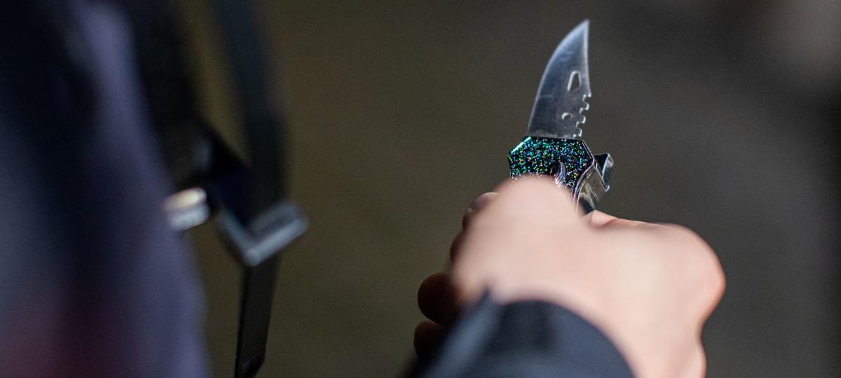 18-Jähriger hat Einhandmesser im Auto griffbereit