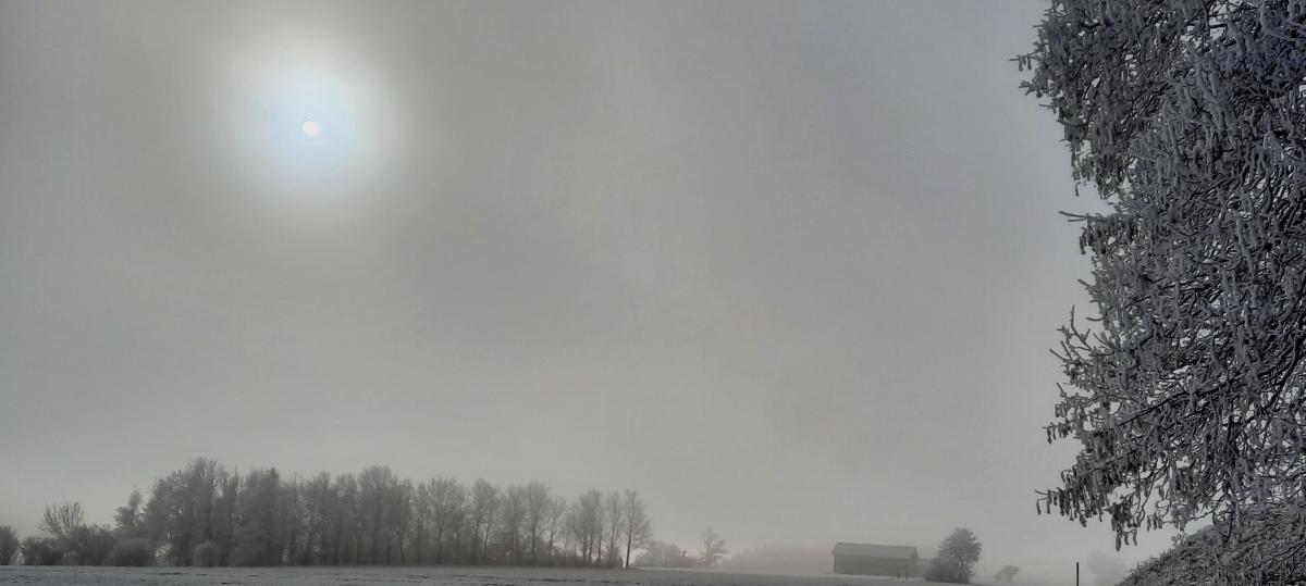 Frostige Zeit zwischen den Jahren im südlichen Landkreis Landsberg