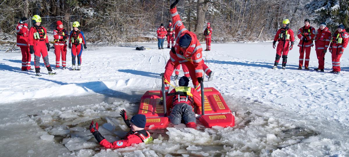 Wasserwacht warnt: Eisflächen im Kreis Landsberg sind nicht sicher