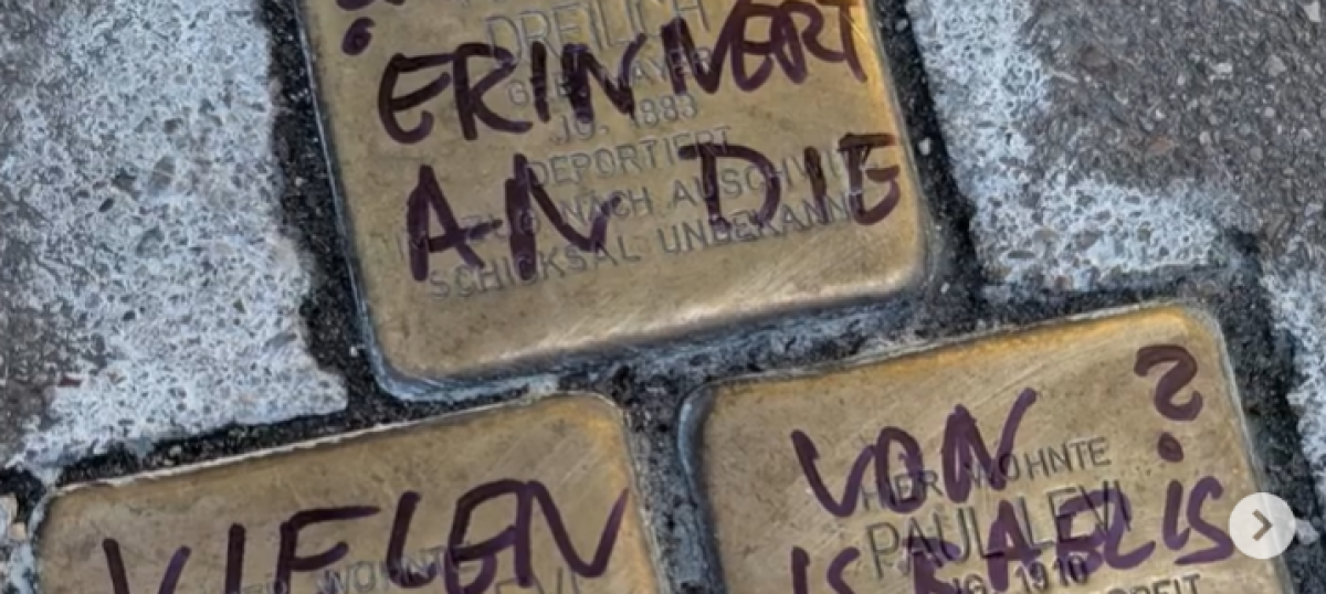Antisemitische Tat an Weihnachten: Stolpersteine in Augsburg beschädigt