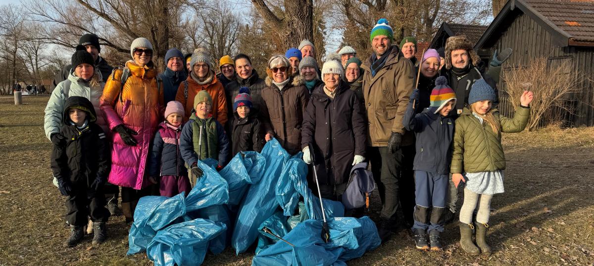 In Stegen sauber ins neue Jahr: Die Grünen räumen auf